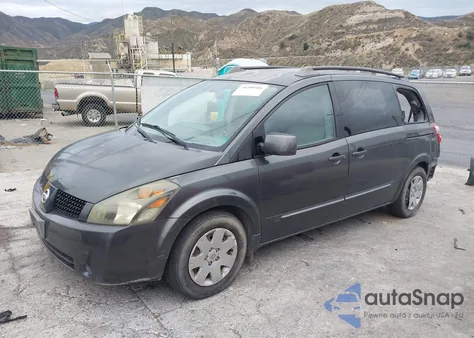 2006 Nissan Quest 3.5 z USA, uszkodzony, nr VIN 5N1BV28U96N119783